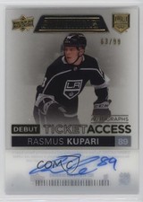 2021 Credentials Debut Ticket Access Autos Acetate 63/99 Rasmus Kupari Auto 6o3