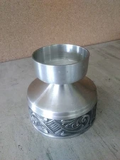 Norwegian Selandia Pewter Candle holder Candlestick Or Votive