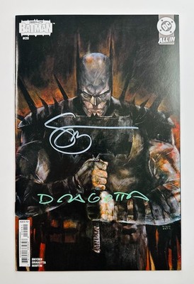 ABSOLUTE BATMAN #20 1:25 2x SIGNED SCOTT SNYDER NICK DRAGOTTA SIMMONDS VAR W/COA