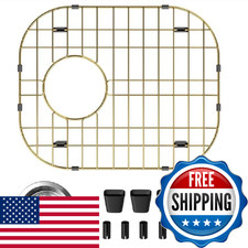 Universal Stainless Steel Sink Protector, Double Sink Bottom Grid Sink Rack with