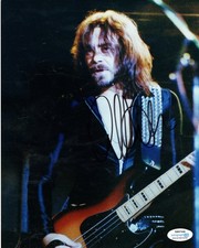 Ian Hill Signed Autographed 8x10 Judas Priest Bass Guitar Photo ACOA
