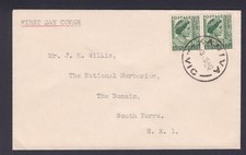 1950 KING GEORGE VI 1 1/2d PRE-DECIMAL STAMP UNOFFICIAL FIRST DAY COVER #11