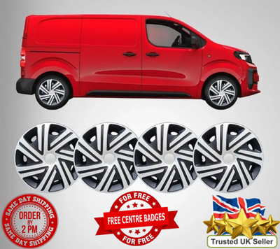 16 Zoll Radkappen passend für BERLINGO ab 2019 (außer Relais) + Plaketten