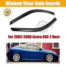 For 2002-2006 Acura Rsx Window Visors Vent Shade Rain Guards 2 Door Coupe Side