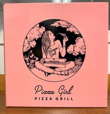The Pizza Girl Horno Pizza Parrilla Rosa ~NUEVO Caja Abierta~ Horno Pizza y Piedra PGPG-001