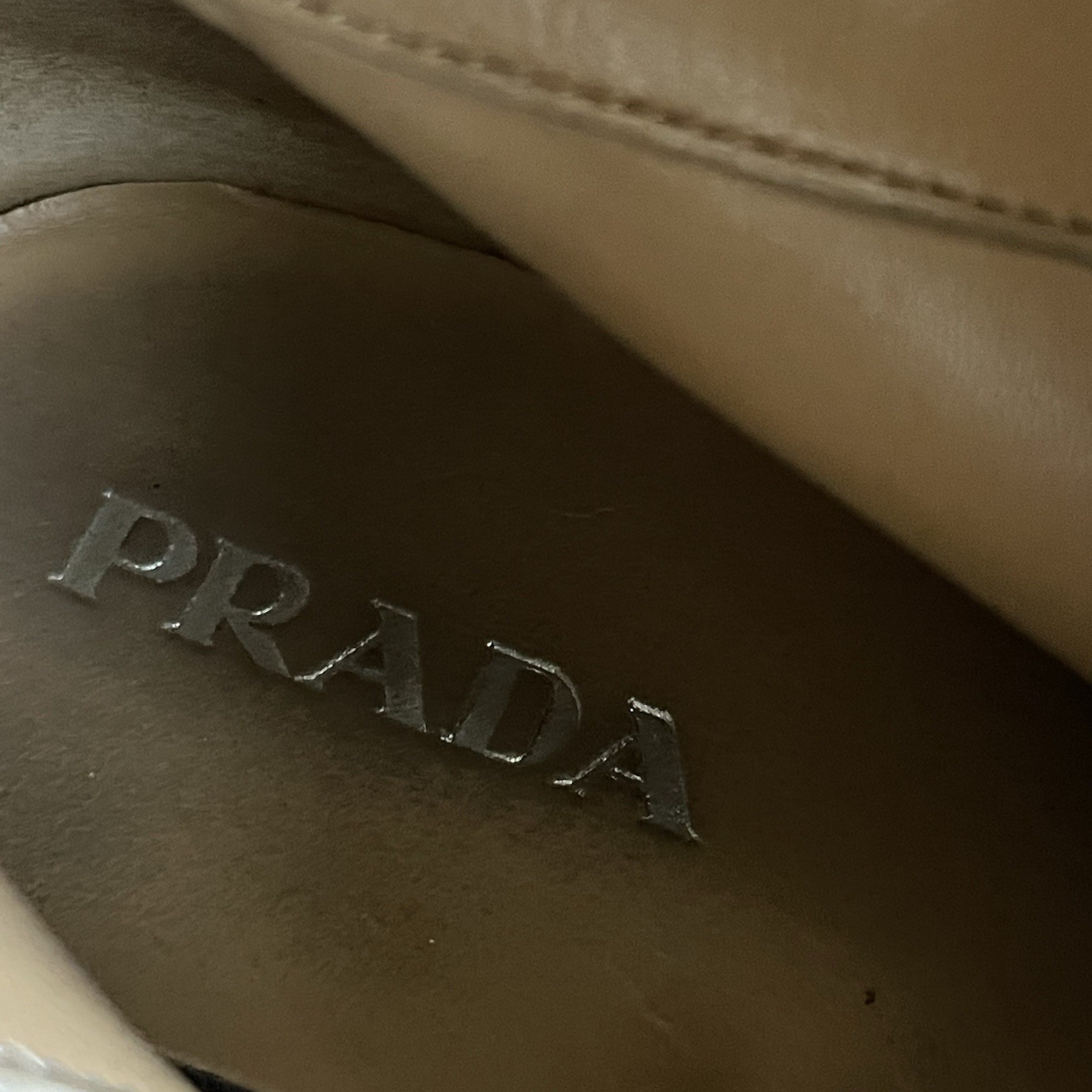 Prada Knee High Moto Boots Dark Brown Leather Women’s Sz 39.5 EU 9.5 US thumbnail 13