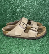Birkenstock Arizona Women Size 6 EU 37 Tabacco Brown Leather Double Strap Sandal