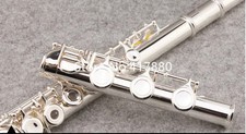 Flute 471 211 271 312 411 Silver 16 17 Hole open or closed holes flute with Case