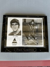 1970's Colorado Rockies Autograph Plaque PAUL GARDNER - Rare & Vintage !