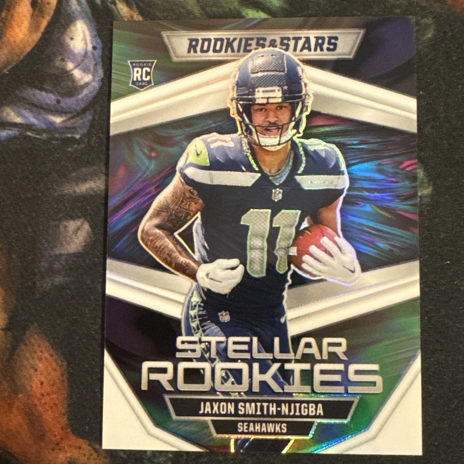2023 Panini Rookies & Stars Stellar White Prizm /149 Jaxon Smith-Njigba #SR-9 RC