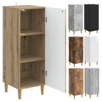 Sideboard 33 x 34,5 x 90 cm Holzwerkstoff Kommode Anrichte Schubladenschrank