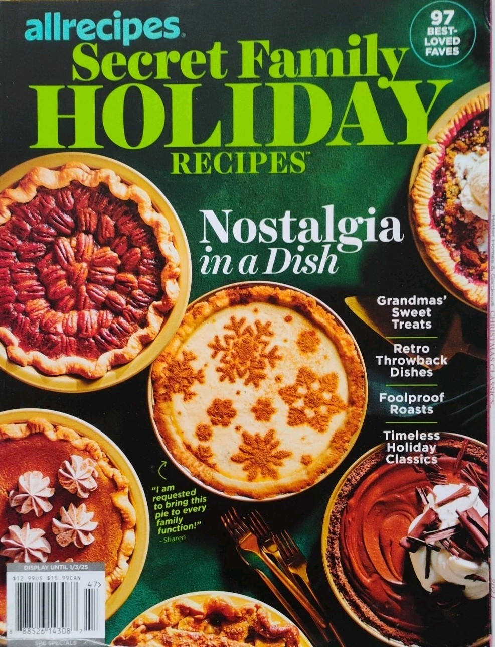 Lot Of 8 Christmas Magazines-Better Homes & Gardens Martha Stewart HGTV