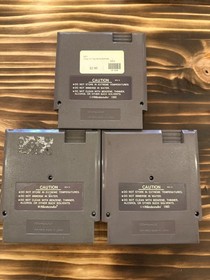 3 NES Game Bundle - Top Secret Golgo 13, Wood & Water Rage, Blaster Master (BF)