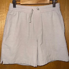Abercrombie Kids Pull On Shorts Kids 13/14 Tan Khaki Mesh Lined Stretch