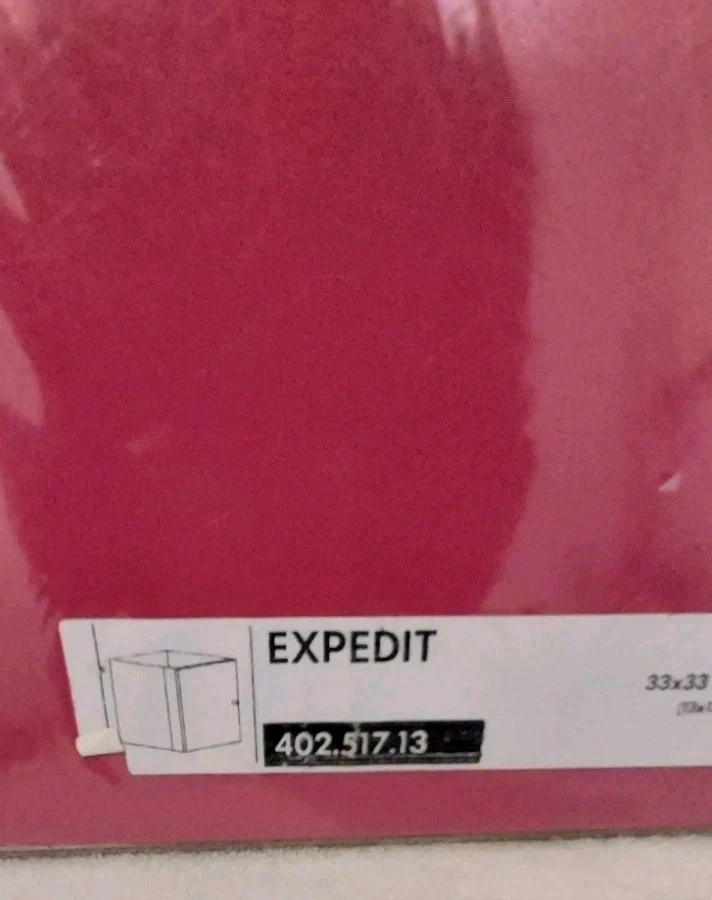 IKEA 14729 Expedit Inserto con Puerta - Rojo Brillo 13x13" - NUEVO Y PRECINTADO Foto 2 de 4