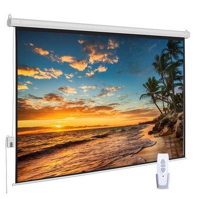 Auto Motorized Projector Screen with Remote Control, 120 inch, 4:3 Aspect Rat...
