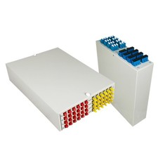 48 Ports Fiber Optic Patch Panel Desktop FC/SC/LC/ST Adapter PigtailTerminal Box