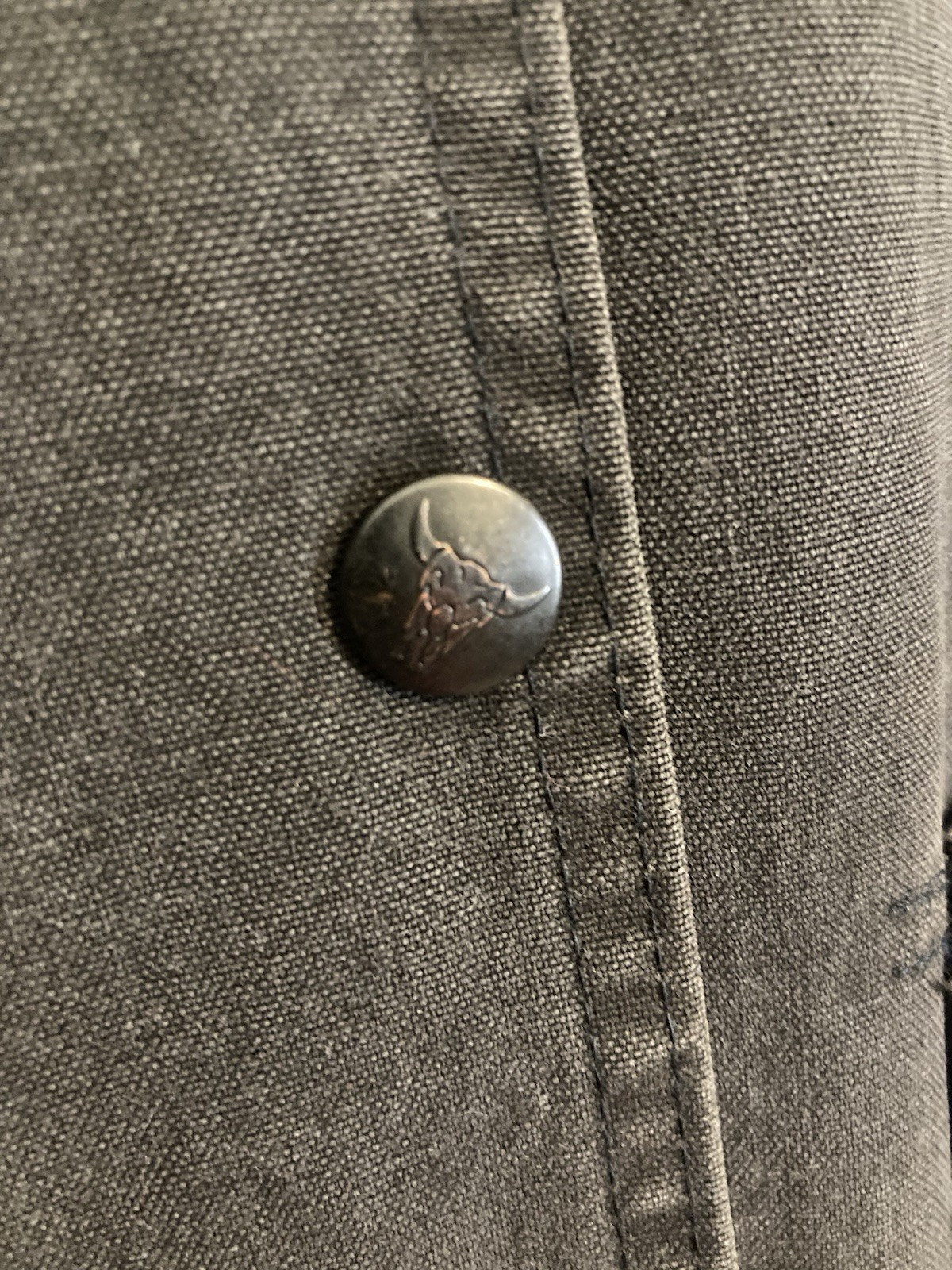 Saddlesmith Outfitters Duster SM Black Long Denim Ranch Western Coat Vintage