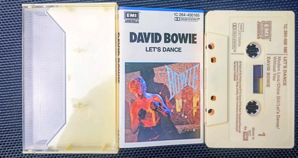 David Bowie Let's Dance Musikkassette Top