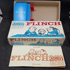 Flinch Card Game Parker Brothers 1963 nearly Complete with Instructions Vintage