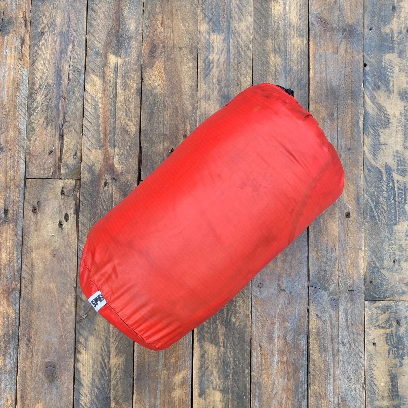 Vintage Three Spears Africa Sleeping Bag - First National Bank - Red - 66" x 27"