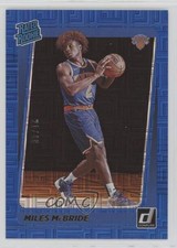2021-22 Panini Donruss Rated Rookie Choice Blue 21/49 Miles McBride #224 go9