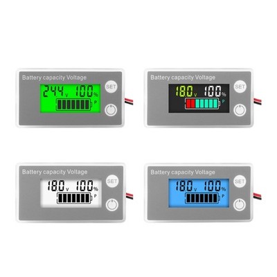 Two Wire Voltage Meter Battery VoltTester Panel VoltGauge VoltmetreMonitor