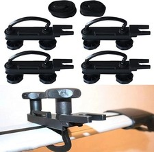 4 PCS Stainless Steel Universal Roof Box U-Bolt Clamps Van Mounting Accessory