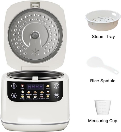 Portable Digital Rice Cooker 6-Cup Uncooked)/12-Cup Cooked Small Rice Maker - Picture 4 of 6
