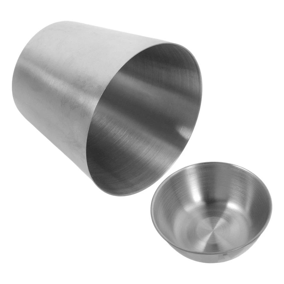  1 Set Mini-Dipschalen aus Edelstahl, Mehrzweck-Gewürzbecher, Servierhalter für