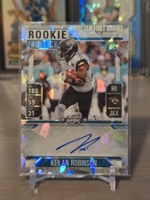 2024 Contenders Optic Keilan Robinson Rookie Ticket Auto /22 Cracked Ice