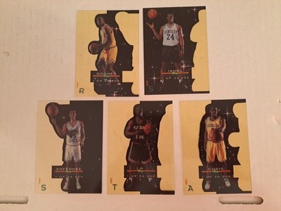 1993 Classic Draft Picks Acetate Draft Stars 5 Card Set Anfernee Hardaway Webber