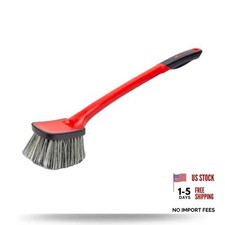 Medium-Duty Long Handle Brush - Soft Grip - All-Purpose Cleaning Brush
