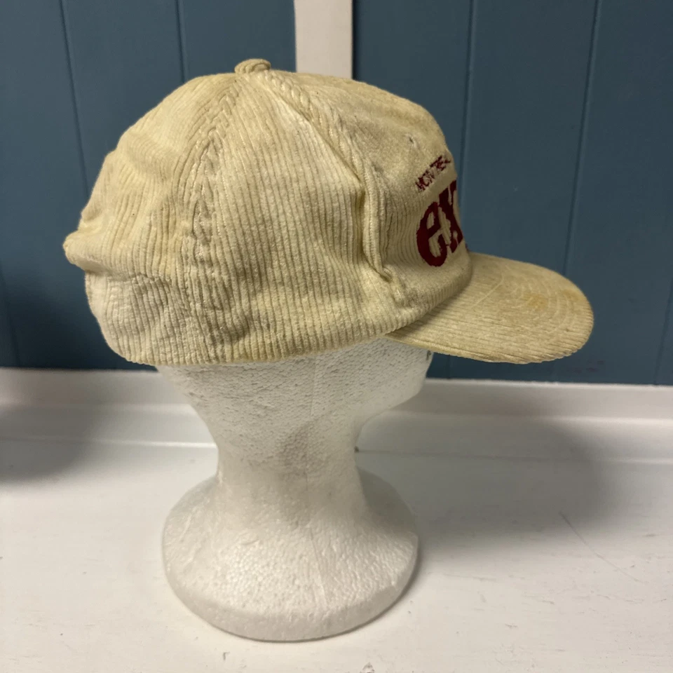 Montreal Expos Vintage Ivory Corduroy Red Embroidered Snapback Hat Cap Taiwan - Image 4 of 4