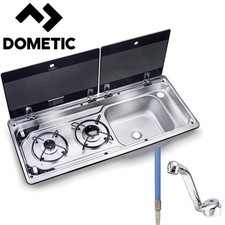 DOMETIC SMEV 9722 RH SINK & HOB COMBINATION UNIT + COLD ONLY TAP VW T5 CAMPER