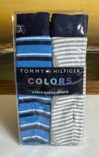 Tommy Hilfiger Colors Men's 2 Boxer Briefs Cotton Assorted Colors Small NEW