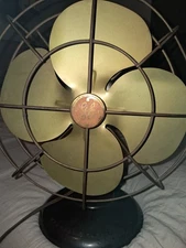 G.E. electric Fan, 10-12", Vintage,  Oscillating, Original