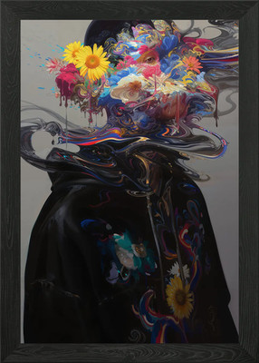 Gerahmtes Wandbild Gedankenblüte Poster Leinwanddruck Bild