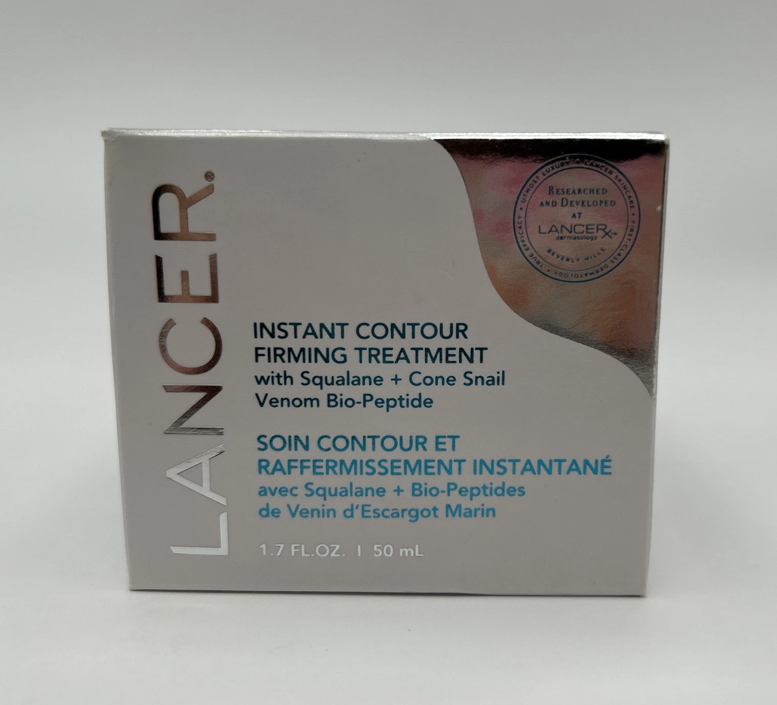 LANCER Instant Contour Firming Treatment Squalane Snail Venom 1.7 oz READ DESCRP