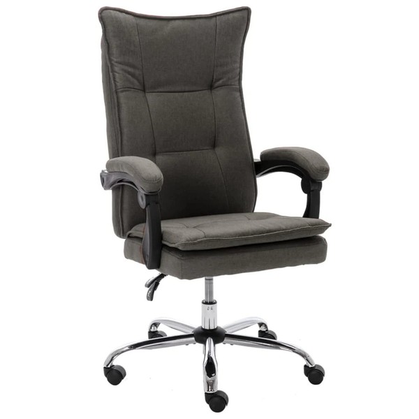 Vidaxl BüRostuhl Grau Stoff Neu-image