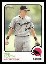 Wes Kath 2022 Topps Heritage Minor League #40 ACL White Sox ROOKIE