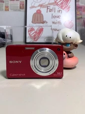 Sony Cyber-shot W560 14.1MP Digital Camera 4x Optical Zoom English RED 720p HD