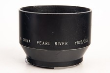 Pearl River f105/2.5 50mm Clamp On Metal Lens Hood Vintage RARE V23