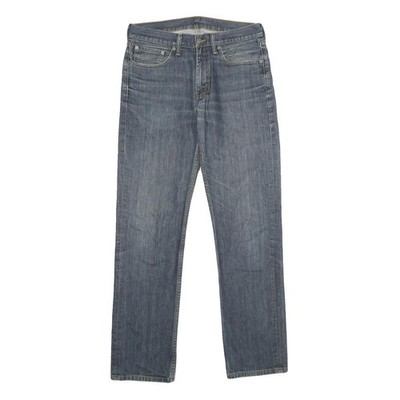 LEVI'S Herren Jeans blau Regular Fit Straight Denim W32 L32 klassisch Baumwolle Reißverschluss