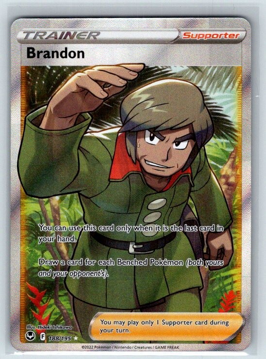 Brandon 188/195 Silver Tempest Holo NM