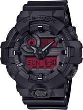 Casio Wristwatch G Shock GA 700BBR 1AJF Men's Black Red from Japan