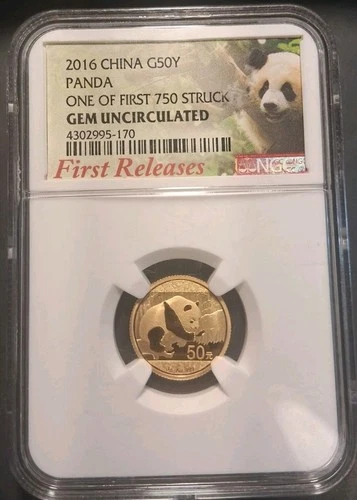 2016 Chinese Gold Panda 1 oz — photo from the most recent tracked eBay sale