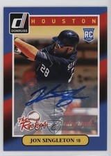 2014 Panini Donruss The Rookies Box Set Signatures Series Jon Singleton Auto 7eo