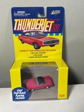 Johnny Lightning Pullback HO Slot Car Body ThunderJet 500 Pink Ford Mustang Conv