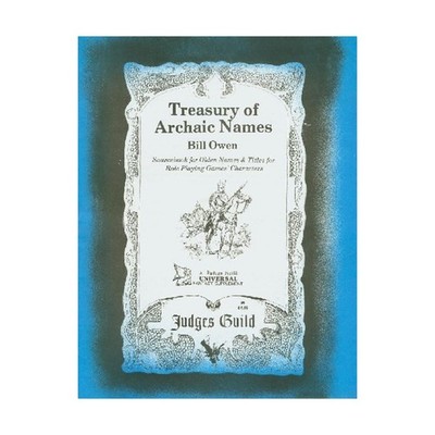Judges Guild D&D Supplement Treasury of Archaic Names (2nd) SW (New)